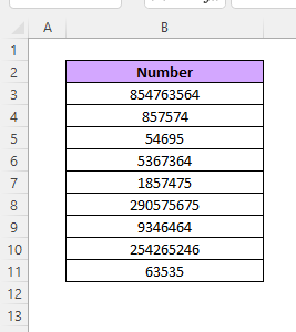 scientific notation in excel